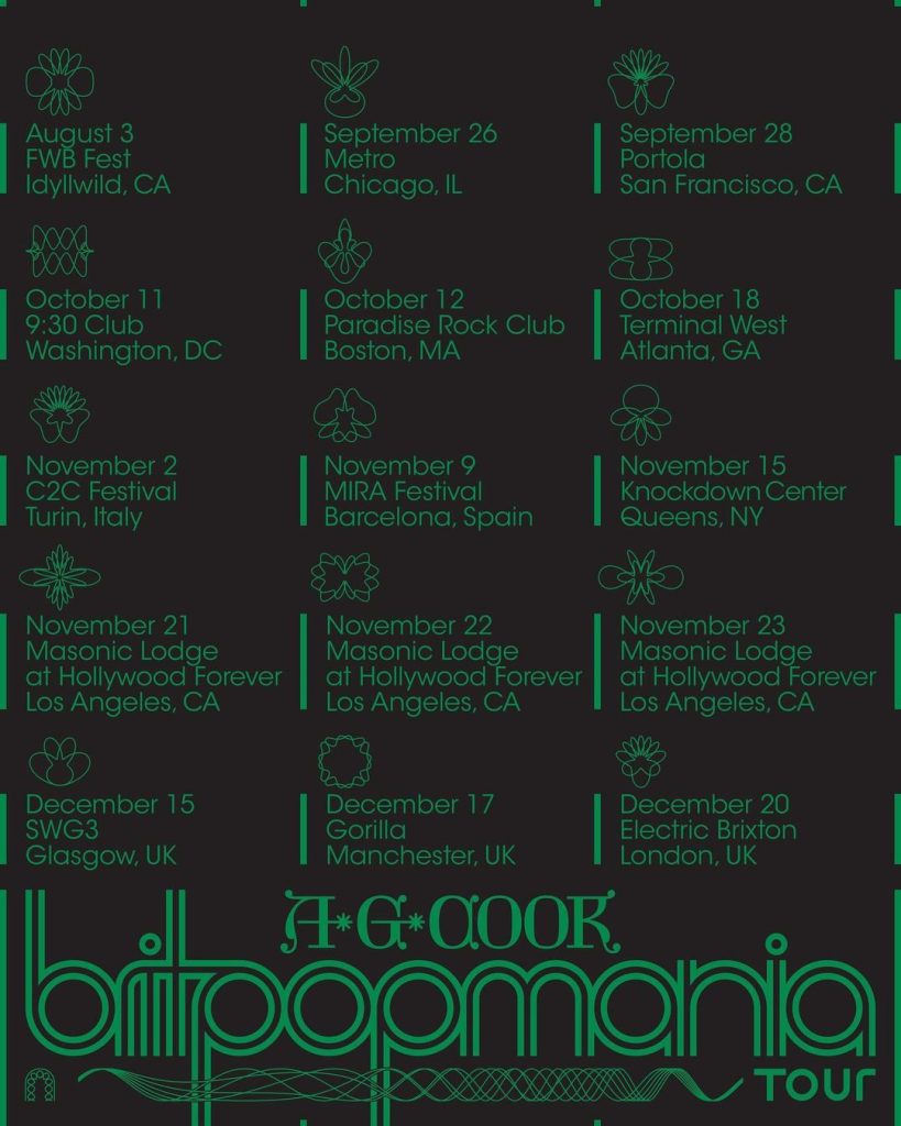 A. G. Cook has announced the BRITPOPMANIA tour in support of his latest ...