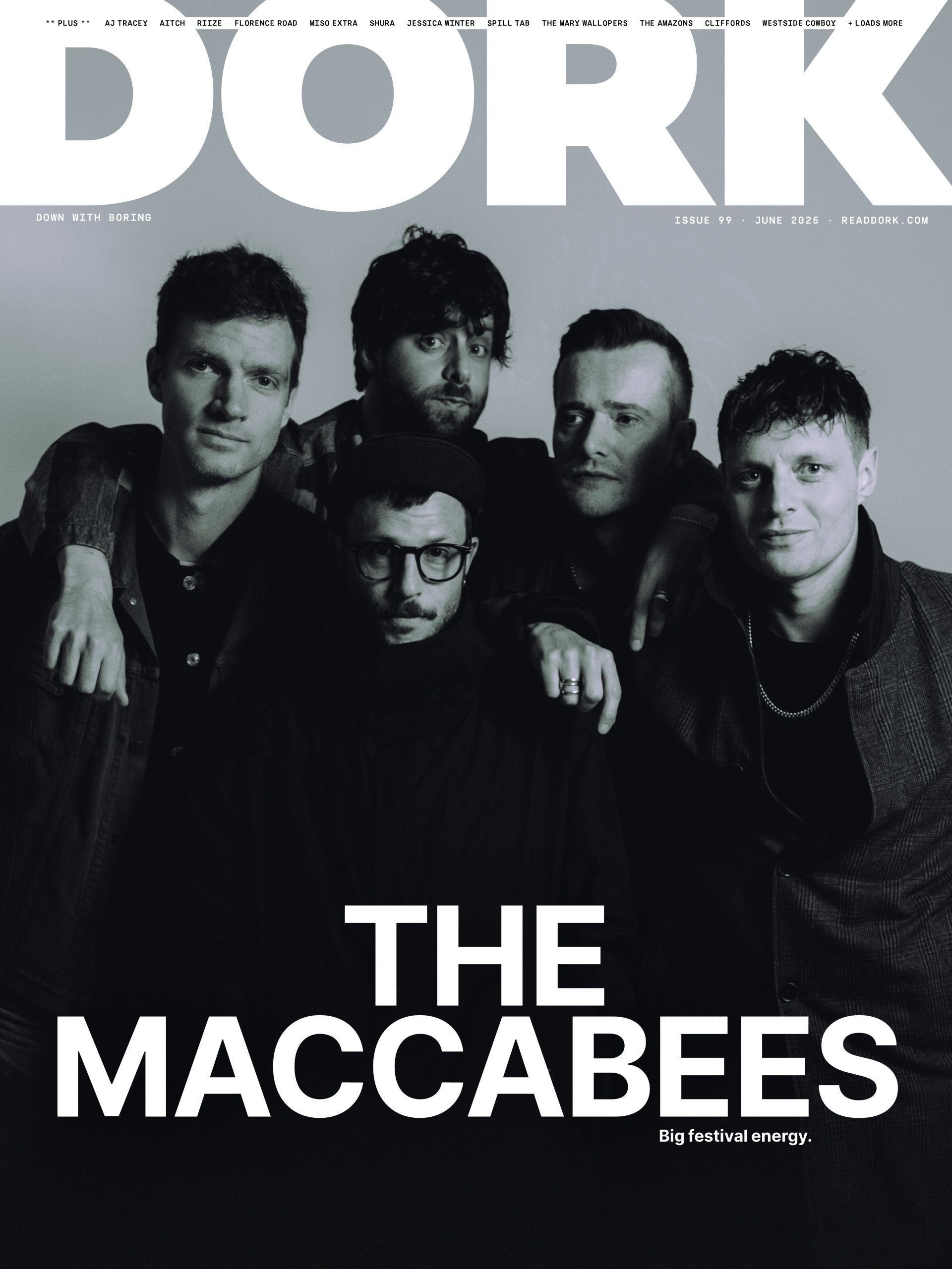 Introducing the June 2025 edition of Dork, with Aitch, AJ Tracey, Florence Road, The Maccabees, RIIZE and more