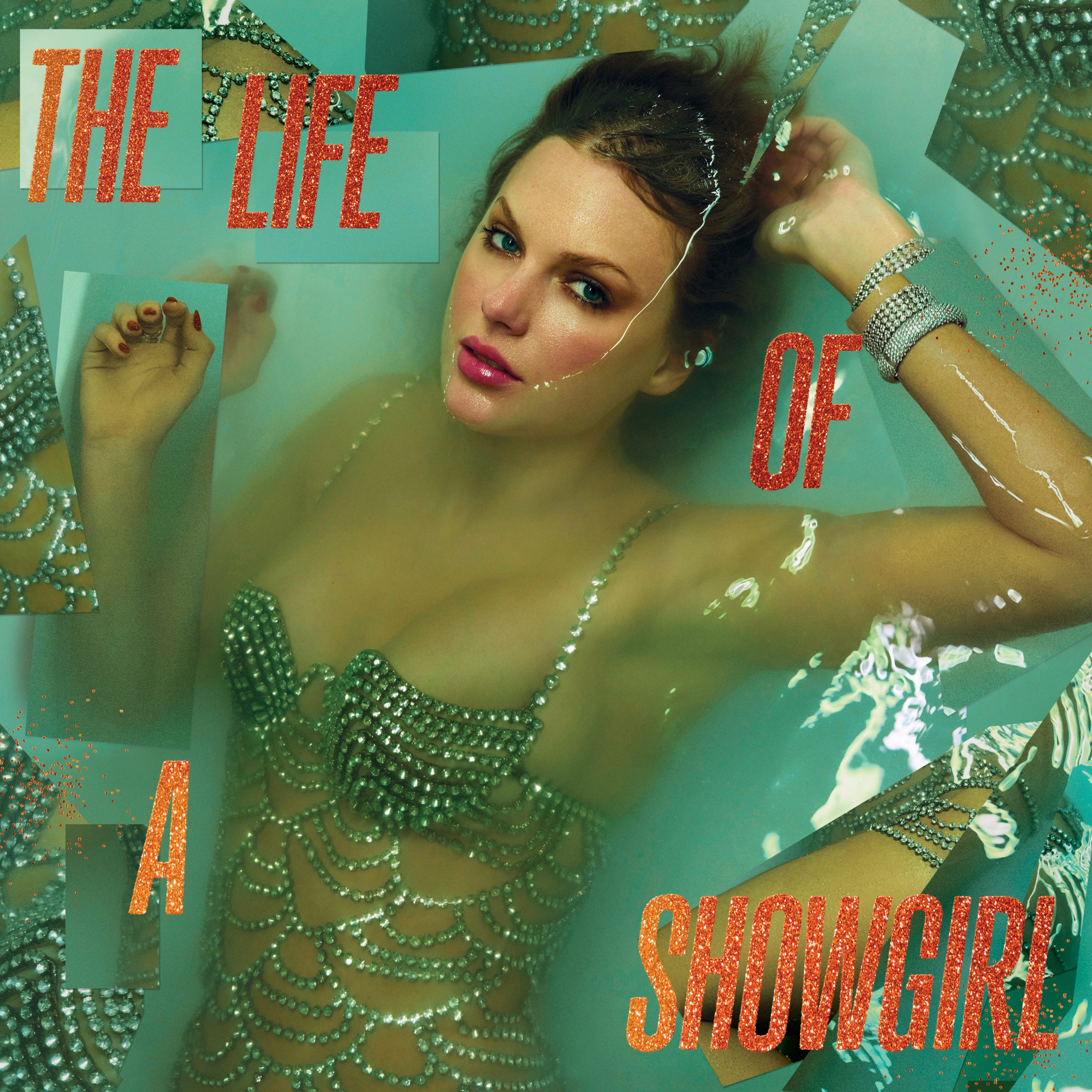 Taylor Swift 12th New Album Poster ⑤ Taylor Swift has revealed her 12th album, 'The Life of a Showgirl