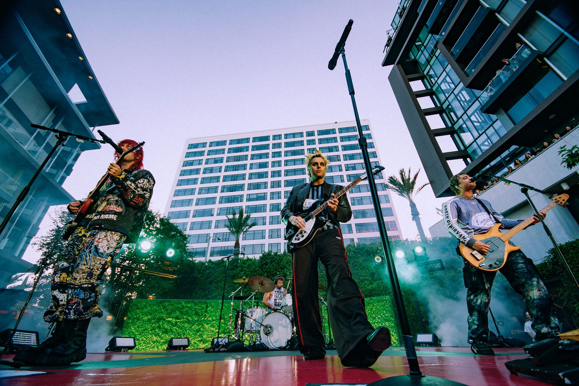 5 Seconds of Summer surprised fans with a pop-up show on Sunset Boulevard