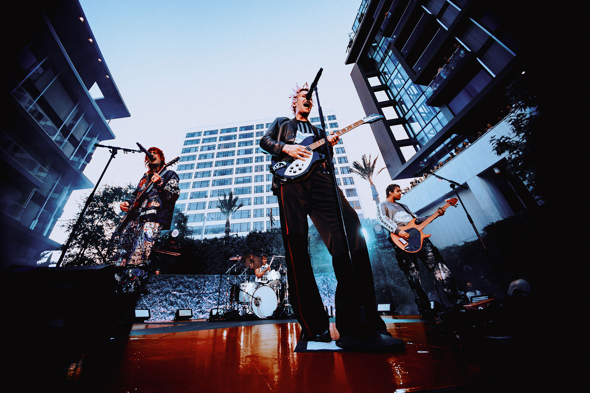5 Seconds of Summer surprised fans with a pop-up show on Sunset Boulevard