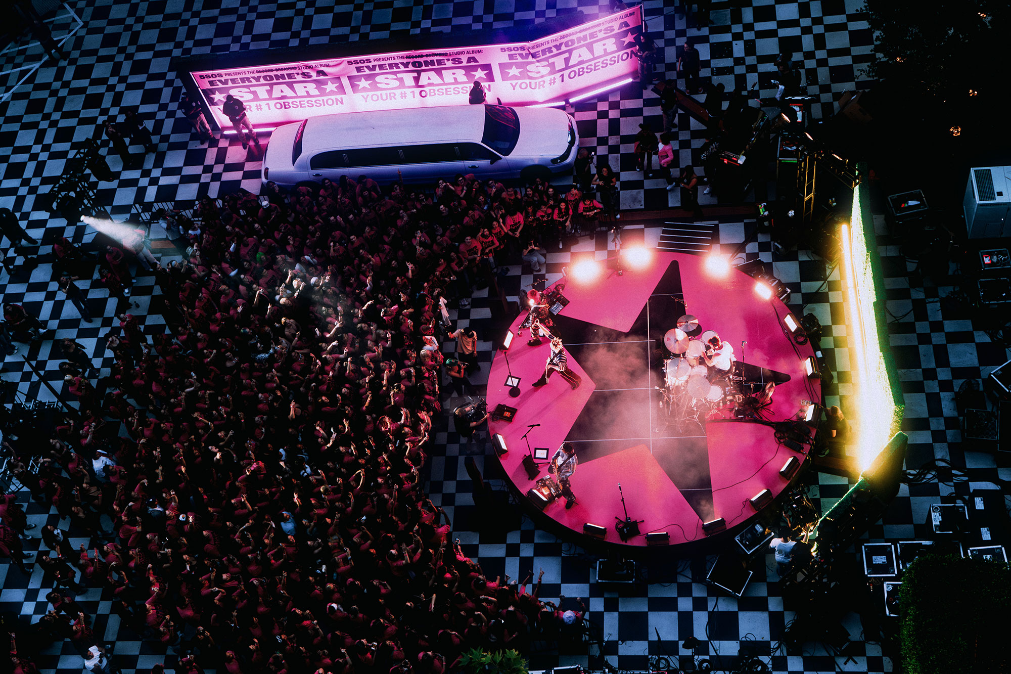 5 Seconds of Summer surprised fans with a pop-up show on Sunset Boulevard